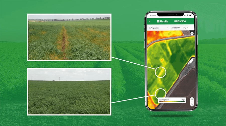 Reelview App - detecting irrigation issues