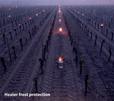 Heater frost protection